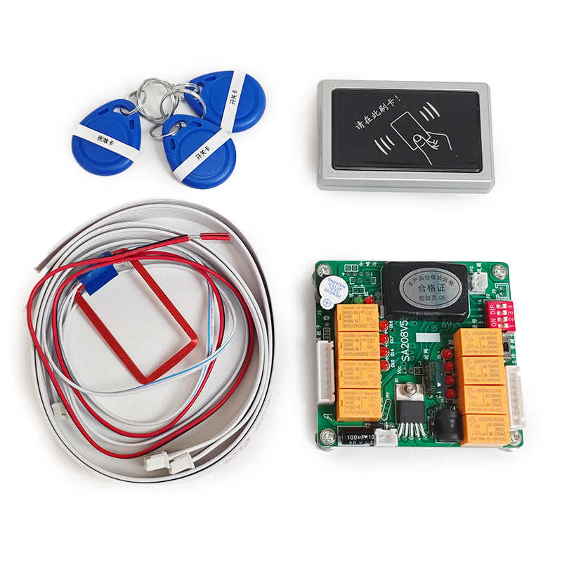 Tenois 8-stöckiger Lese-/Schreib-ID-Controller (mit Kartenlesekopf) TDTM-ID-T08