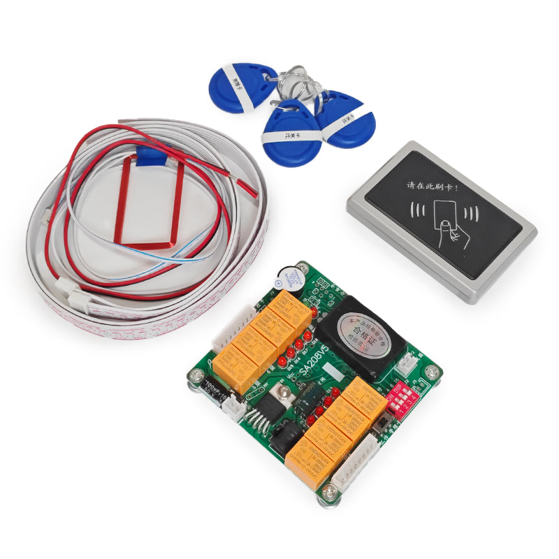 Tenois 8-stöckiger Lese-/Schreib-ID-Controller (mit Kartenlesekopf) TDTM-ID-T08