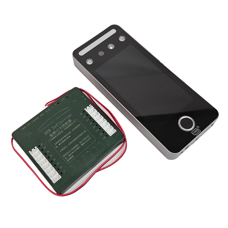 Tenois Gesichts-/Fingerabdruck-/Karten-/Passwort-Zugangscontroller (5 Zoll, 16 Stockwerke) TDTK-EL-16