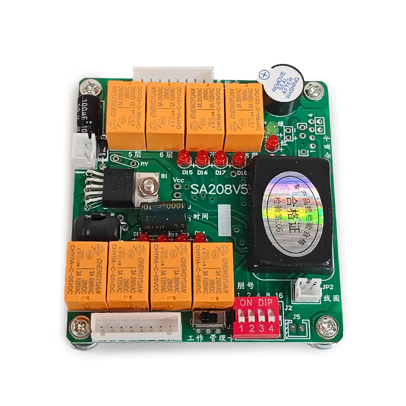 Tenois 8-stöckiger Lese-/Schreib-ID-Controller (mit Kartenlesekopf) TDTM-ID-T08