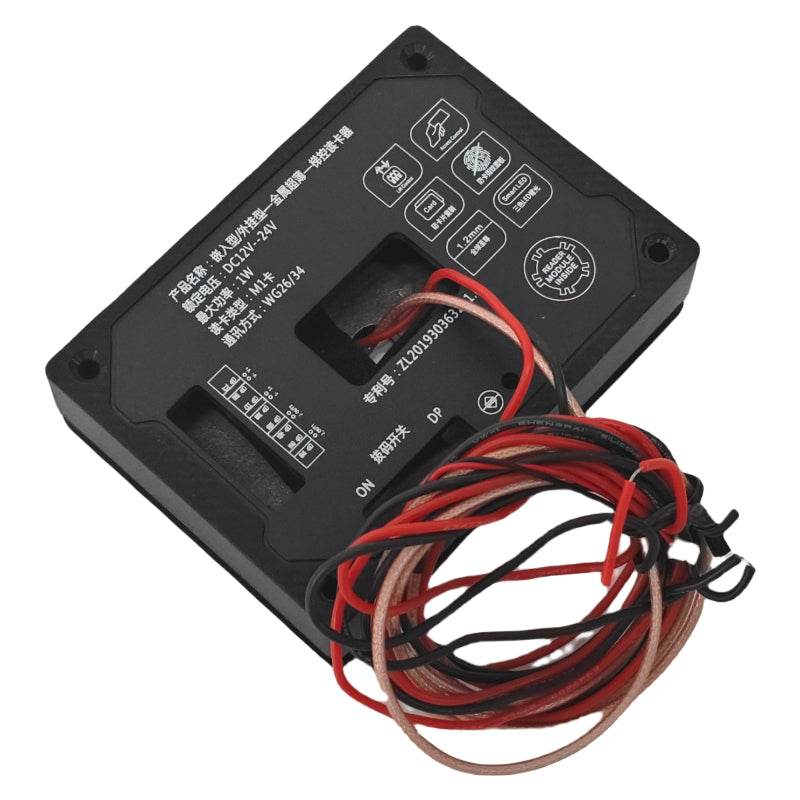 Tenois LCD-Display-Kartenleserkopf mit Beleuchtung, Breite 90 mm, Höhe 65 mm, Dicke 8 mm