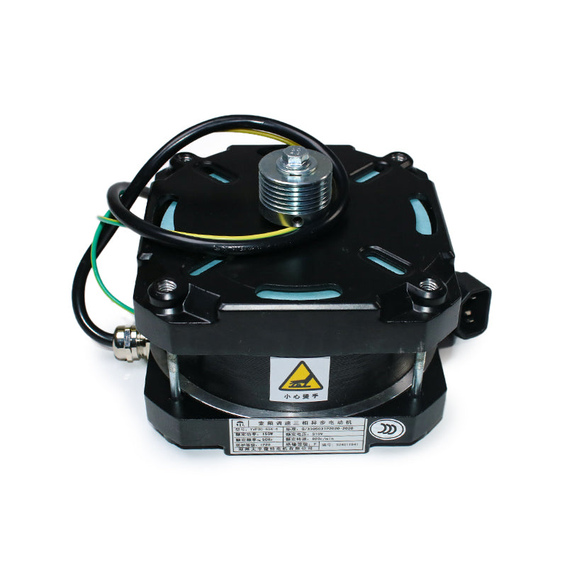 Zhanpeng Türmaschinenmotor YVP90-6S4-4/YVP90-6S4-3/YVP90-6S4 (Personenaufzug, kurze Welle 27 mm)/YVP90-6S4 (Lastenaufzug, lange Welle 32 mm)/YVP90-6S4 (mit Eisenrad)